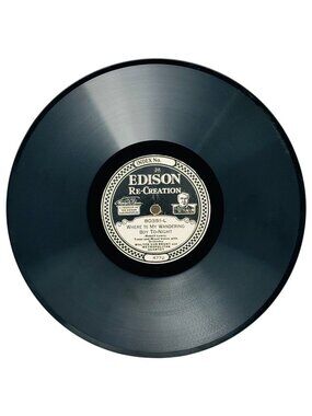 Walter Van Brunt Where Is My Wandering Boy To-Night 10in 78 RPM Edison 80351